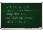 magnetoplan Kreidetafel gr&uuml;n, mit Aluminiumrahmen, Ma&szlig;e: 900 x 600 mm