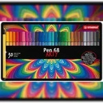 STABILO&reg; 6830-6 Premium-Filzstift - Pen 68 - 30er Metalletui - mit 30 verschiedenen