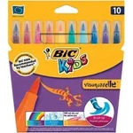 BIC Kids Fasermaler mit Pinselspitze Kids Visaquarelle VE=10 St&uuml;ck sortiert