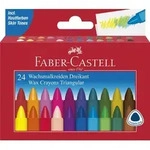 FABER CASTELL Wachsmalstift Dreikant sortiert Etui VE=24 St&uuml;ck