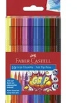 FABER-CASTELL Faber Castell Filzstift Grip Colour Marker 10x Etui