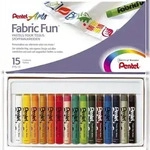 Pentel PTS-15 Stoffmalkreide - 15 St&uuml;ck, sortiert