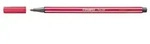 STABILO Fasermaler Pen 68 dunkelrot, Kappe aufsteckbar, Strichst&auml;rke: 1,4 mm, Tinte