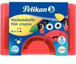 Pelikan Wachsmalstifte 665/8D 8 dicke, dreieckige Stifte