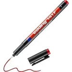 edding 141 OHP-Marker Extra Fein Rundspitze 0.6 mm Rot Wasserbest&auml;ndig