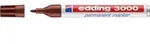 edding Permanentmarker 4-3000007 1,5-3mm Rundspitze braun