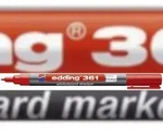 Edding 4-361002 361 Boardmarker - nachf&uuml;llbar, 1 mm, rot