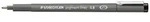 STAEDTLER pigment liner 308, Schwarz, Grau, 0,8 mm, 10 St&uuml;ck(e)