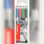 STABILO Permanent-Marker Write-4-all, 4er Etui