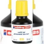 edding Permanentmarker T 25 Nachf&uuml;lltinte gelb 30 ml