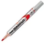 Pentel Whiteboardmarker Maxiflo 2mm Rundspitze rot