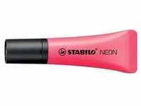 Textmarker Stabilo NEON, pink, Strichstärke: 2-5mm, im Tubendesign