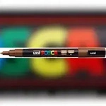 uni-ball Pigmentmarker POSCA (PC-3M), braun