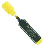 Faber-Castell Textliner 48 Textmarker Gelb Mittel Keilspitze 1 - 5 mm Nachf&uuml;llbar