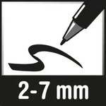 Legamaster Boardmarker TZ150 - nachf&uuml;llbar, ca. 2 - 7 mm, blau