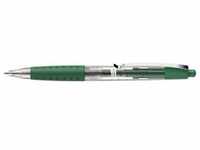 Schneider Gel-Kugelschreiber mit Druckmech. und weicher Soft-Grip-Zone,grün
