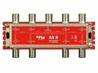 AS 8 TV-Signal Verteiler (Breitbandverteiler, 8-Ausgänge, 5-2400 MHz, Classe A,