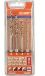 Alpen Holzbohrersatz 3, 4, 5, 6mm mit Bitschaft , HSS-G f&uuml;r Hartholz