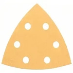 Schleifblatt C470 f&uuml;r Deltaschleifer, 93 mm, 40, 6 L&ouml;cher, Klett, 5er-Pack