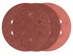 Schleifblatt-Set f&uuml;r Exzenterschleifer, 25-teilig, 8 L&ouml;cher, 115 mm, 80 - 240
