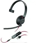 Plantronics Poly Headset Blackwire C5210 monaural USB-A & 3,5 mm