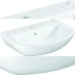 Grohe Waschtisch Bau Keramik m 1 HL wandh&auml;ngend 609x442mm alpinwei&szlig;