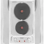 Exquisit EMS 301-2 Duo-Massekochfeld | 6 Leistungsstufen | 3500 Watt | Edelstahl