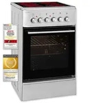 Exquisit ECM 8-4.1 BZ Inox Elektro-Standherd | Ober-/Unterhitze | Grill | Hei&szlig;luft