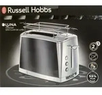 Russell Hobbs 23221-56 Toaster Luna Moonlight Grey Br&ouml;tchenaufsatz 6 Stufen 1550
