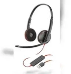 POLY Blackwire 3220 Kopfh&ouml;rer Kopfband Schwarz