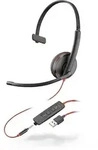 Poly Blackwire USB C3210 schnurgebundenes Mono Headset USB