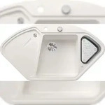 BLANCO GmbH + Co KG BLANCO BLANCODELTA II Ecksp&uuml;le / SILGRANIT / Silgranitwei&szlig; /