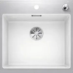 BLANCO GmbH + Co KG BLANCO SUBLINE 500-IF/A SteelFrame Flachrandsp&uuml;le / SILGRANIT /