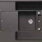 BLANCO GmbH + Co KG BLANCO AXIA III XL 6 S-F fl&auml;chenb. Sp&uuml;le SILGRANIT Felsgrau