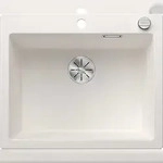 BLANCO GmbH + Co KG BLANCO PLEON 6 Einbausp&uuml;le SILGRANIT wei&szlig; ab 60 cm Excenter