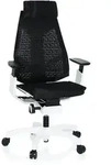 hjh OFFICE B&uuml;rostuhl / Drehstuhl GENIDIA PRO WHITE Netzstoff schwarz