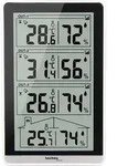 WS 7060 - moderne Temperaturstation mit 3 Au&szlig;ensensoren und 4 Messwerten von