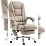 CLP B&uuml;rostuhl Pacific Stoff mit Massagefunktion taupe