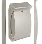 BURG-WACHTER Briefkasten Swing 4905 H.419mm B.271mm T.129mm silber Ku. DIN C4