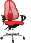 TOPSTAR B&uuml;rodrehstuhl Sitness 15 ST19U G21 inkl. Armlehnen rot