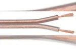 Goobay 67726 Lautsprecherkabel transparent CCA, 10 m - 10 m Rolle, Querschnitt 2 x