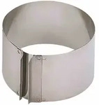 Kaiser Tortenring mit Griffen `P&acirc;tisserie` 9 cm Edelstahl