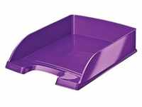 LEITZ Briefkorb WOW violett, C4, stapelbar, Maße: 255 x 70 x 357 mm