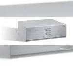 C+P Schubladenschrank Serie 7100_7200 | HxBxT 42x135x96cm | Lichtgrau von...