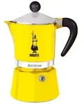 Bialetti Espressokocher Rainbow 3 Tassen gelb