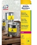 AVERY Zweckform wetterfeste Etiketten, 70 x 37 mm, gelb
