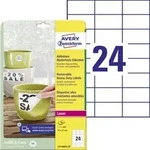 Avery Zweckform L4718REV-20 Wetterfeste Etiketten, abl&ouml;sbar, 70 x 37 mm, 20