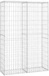 vidaXL Steinkorb Gabione mit Deckeln Verzinkter Draht 150&times;100&times;30 cm