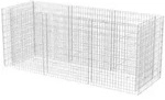 vidaXL Gabionen-Hochbeet Stahl 270&times;90&times;100 cm
