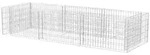 vidaXL Gabionen-Hochbeet Stahl 270&times;90&times;50 cm